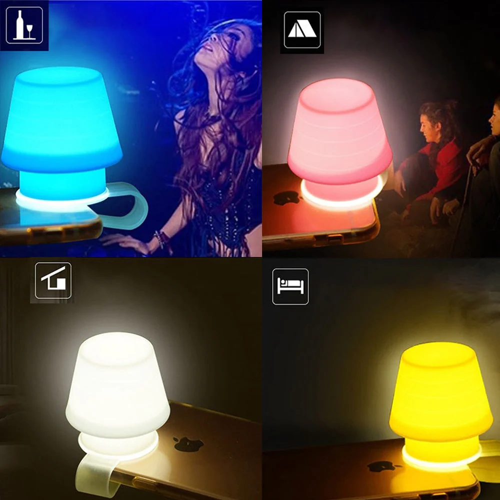 Phone Flashlight Lampshade Night Lamp - Image 2