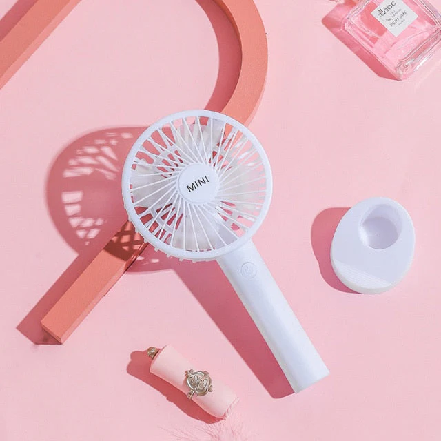 Phone Holder Mini Handheld Fan - Image 6