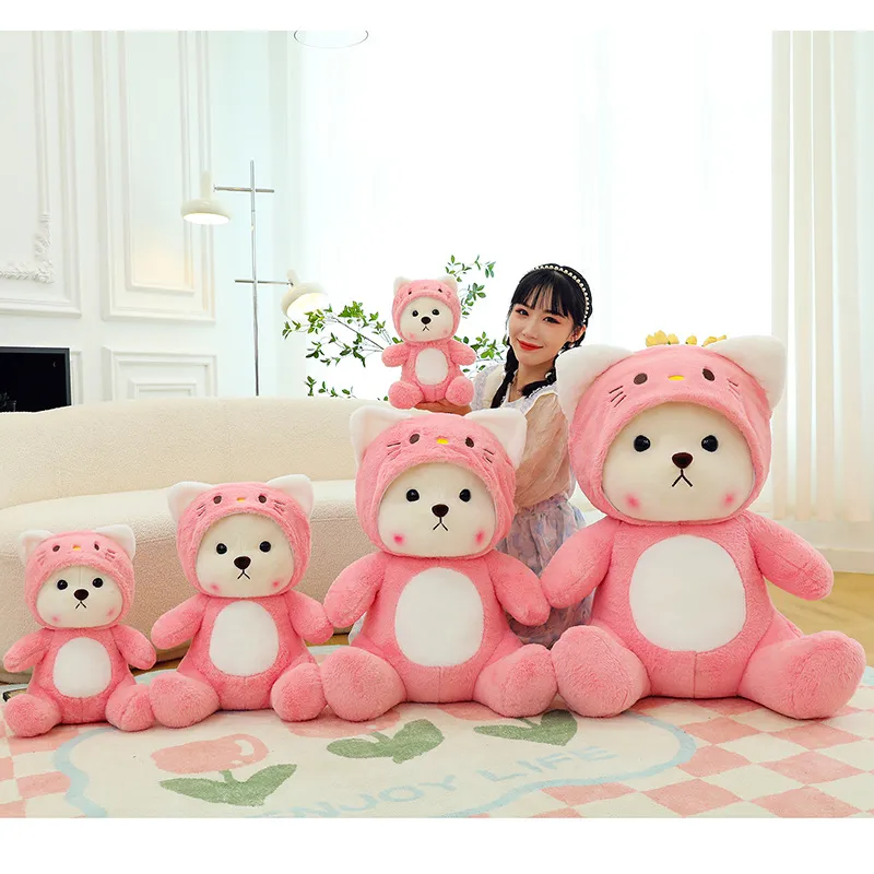 Pink Bear Soft Cuddle Plush - Image 2