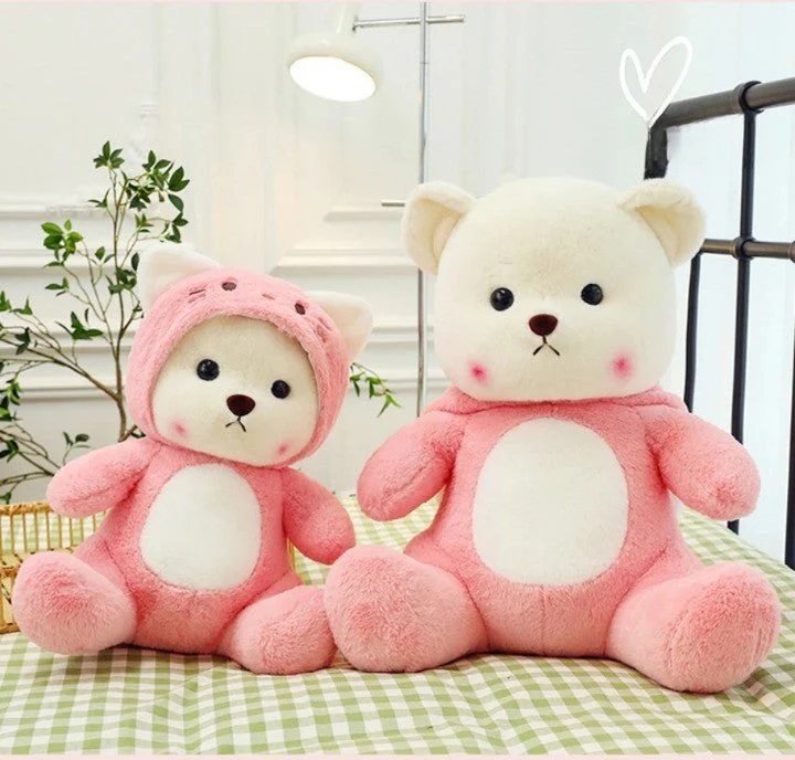 Pink Bear Soft Cuddle Plush - Image 4