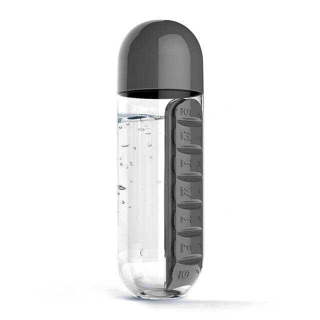 Water Bottle Daily Pill Organizer - Image 6