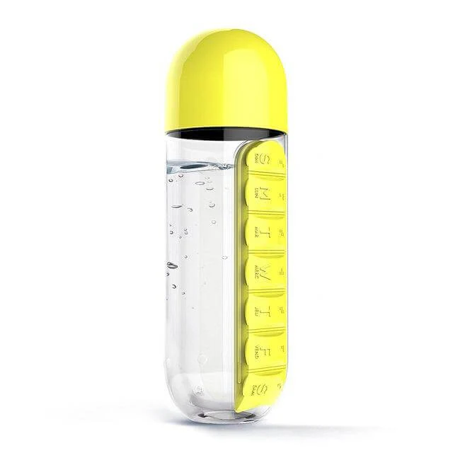 Water Bottle Daily Pill Organizer - Image 7