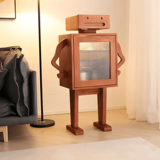 Playful Happy Robot Retro Cabinet - Image 2