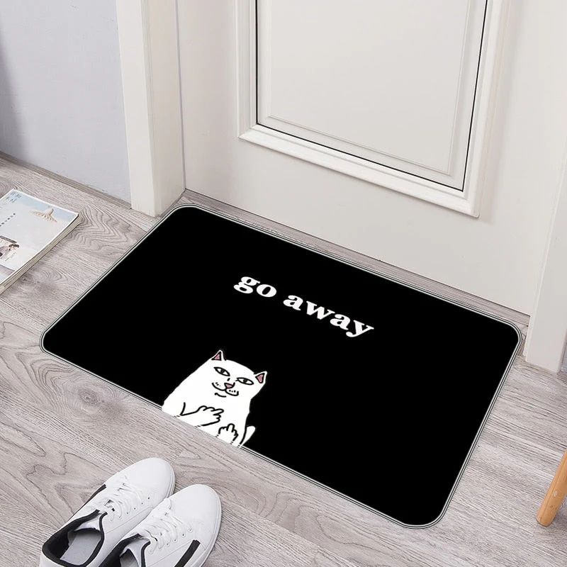 Please Go Away Washable Funny Non-Slip Doormat - Image 5