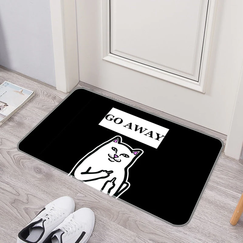 Please Go Away Washable Funny Non-Slip Doormat - Image 6