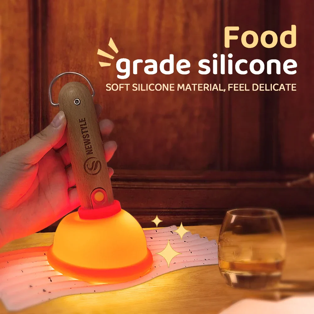 Plunger Style Stress Relief LED Night Lamp - Image 3