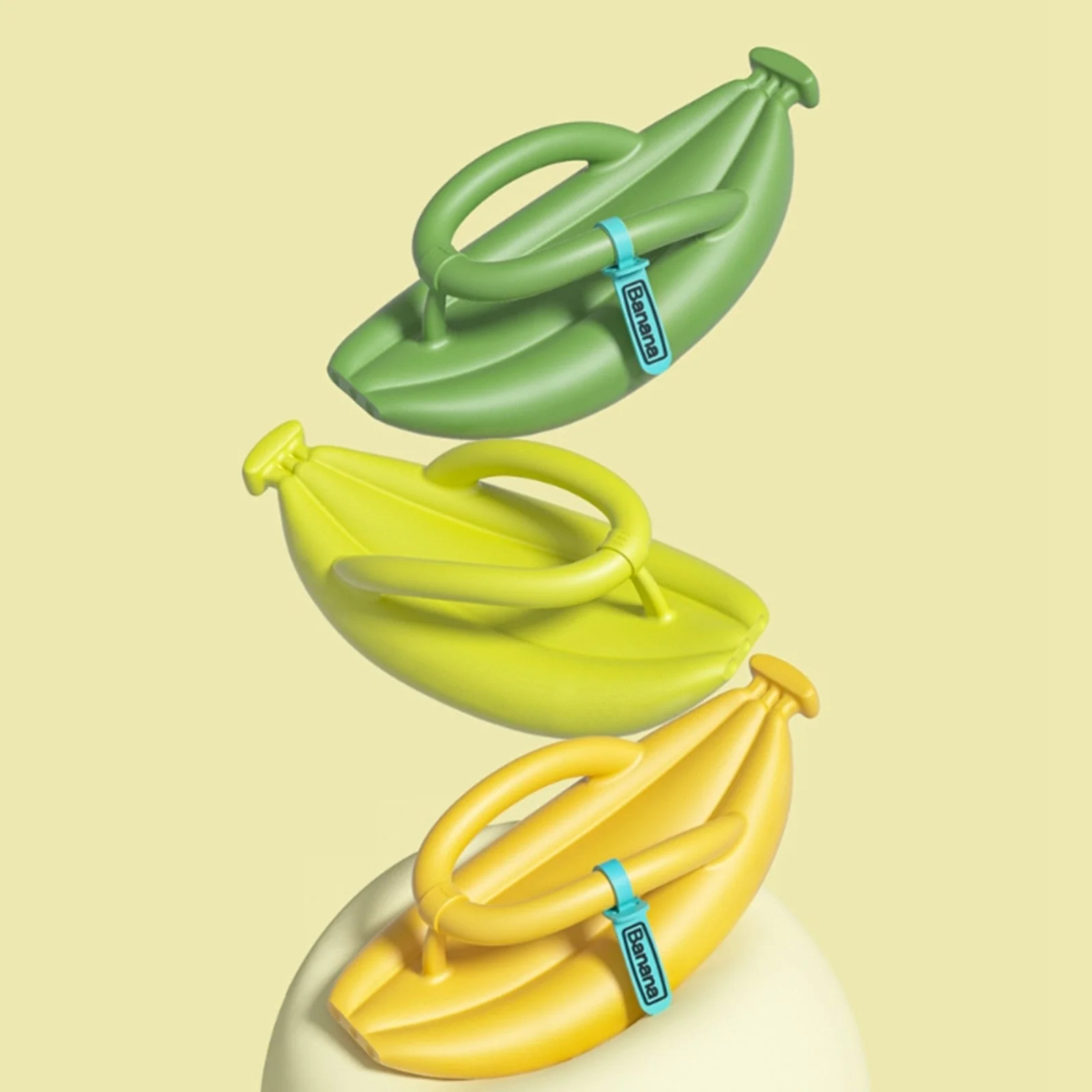 Plush Banana Comfy EVA Flip Flops - Image 2