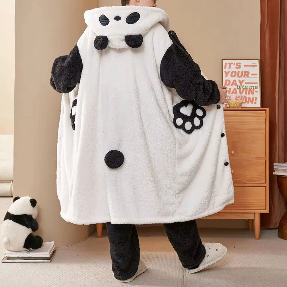 Plush Dinosaur Hooded Pajama Suit - Image 9