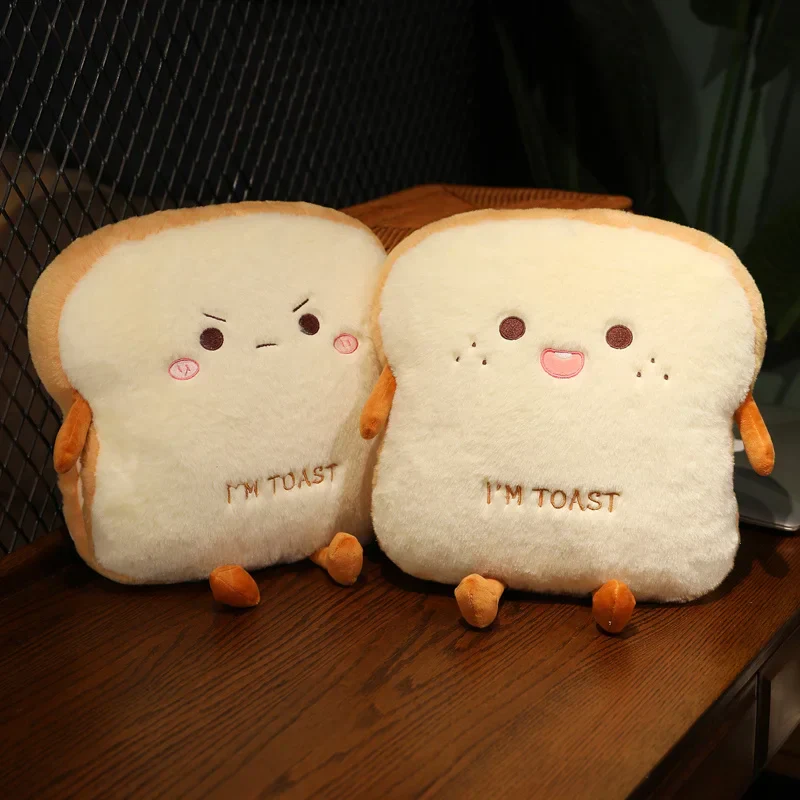 Plush Toast Bread Ultra Soft Hand Warmer Pillow - Image 6