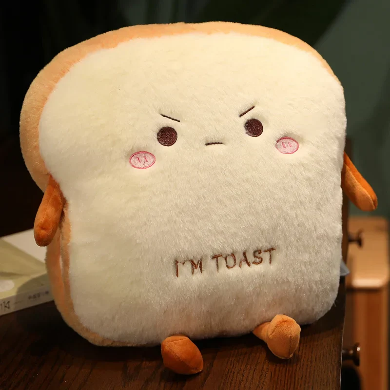 Plush Toast Bread Ultra Soft Hand Warmer Pillow - Image 8