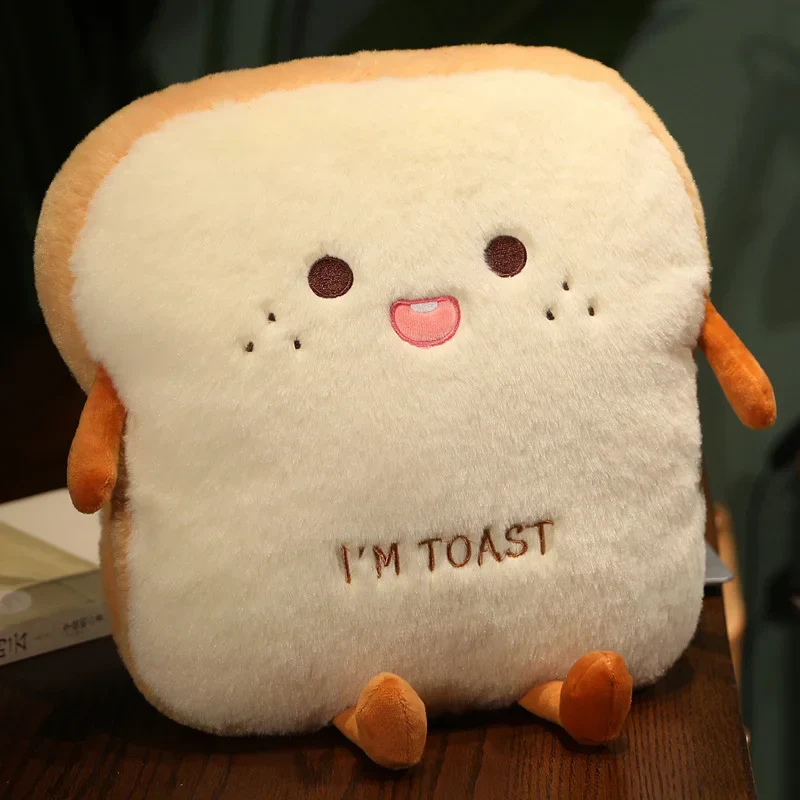 Plush Toast Bread Ultra Soft Hand Warmer Pillow - Image 9