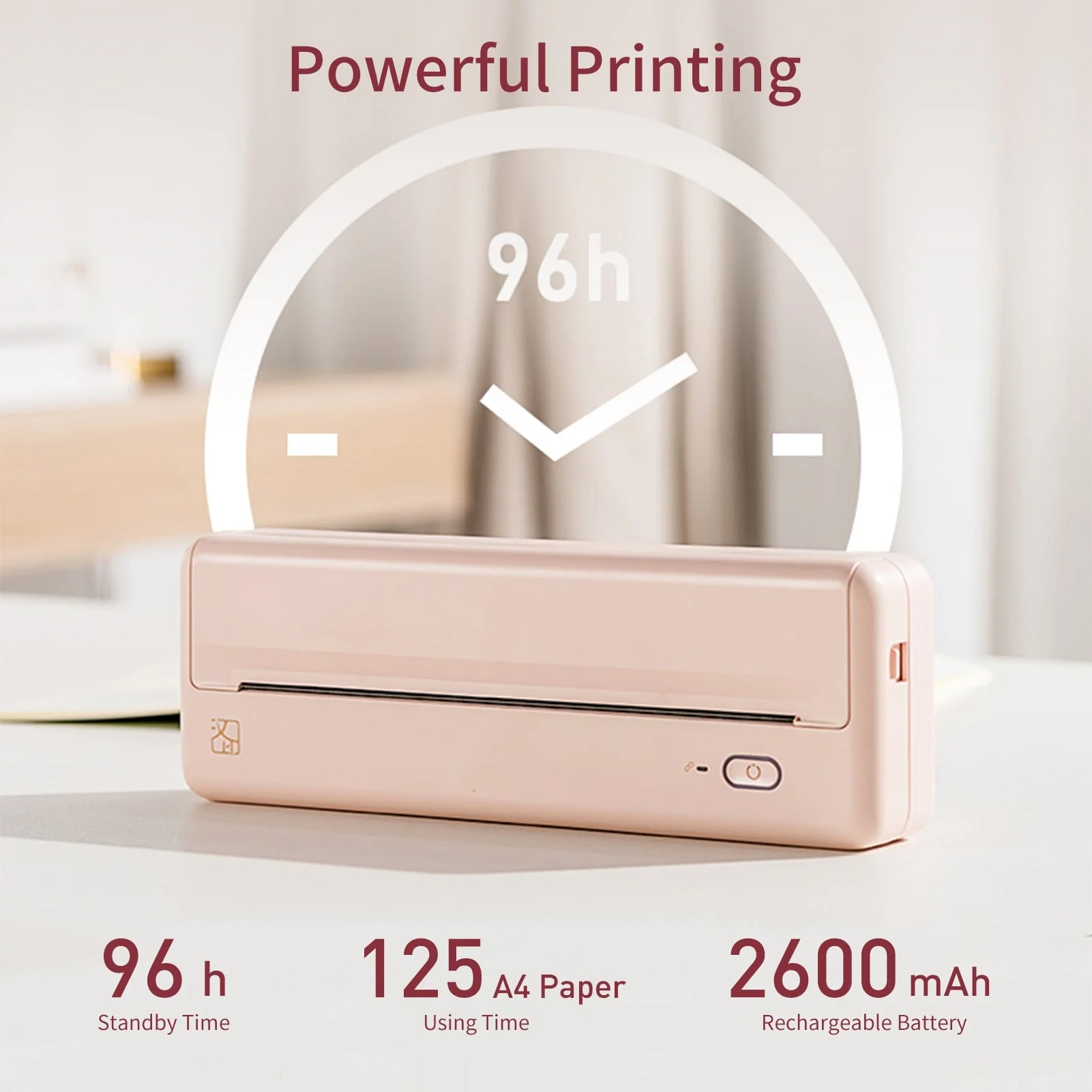 Pocket Print Portable Wireless A4 Printer - Image 4