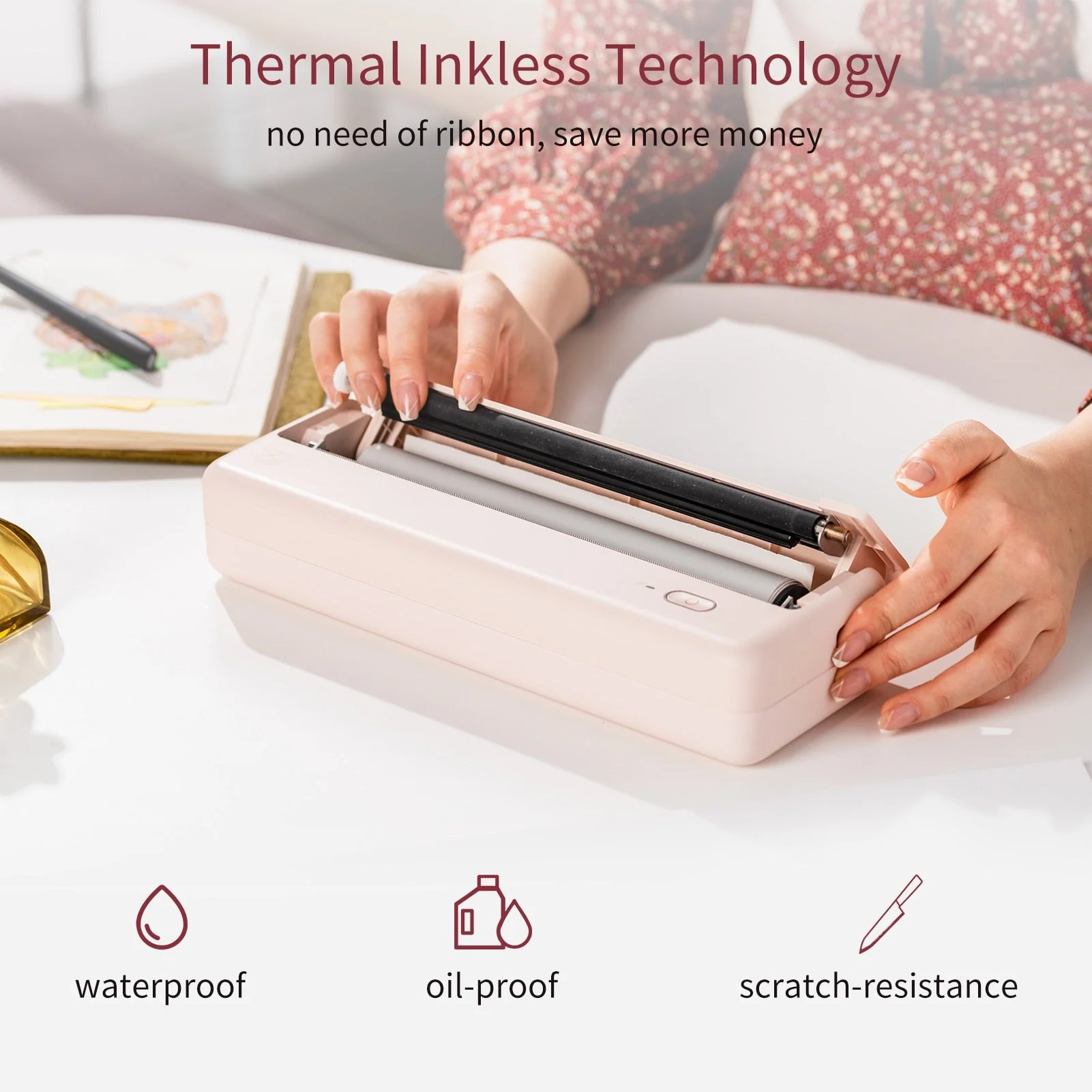 Pocket Print Portable Wireless A4 Printer - Image 5
