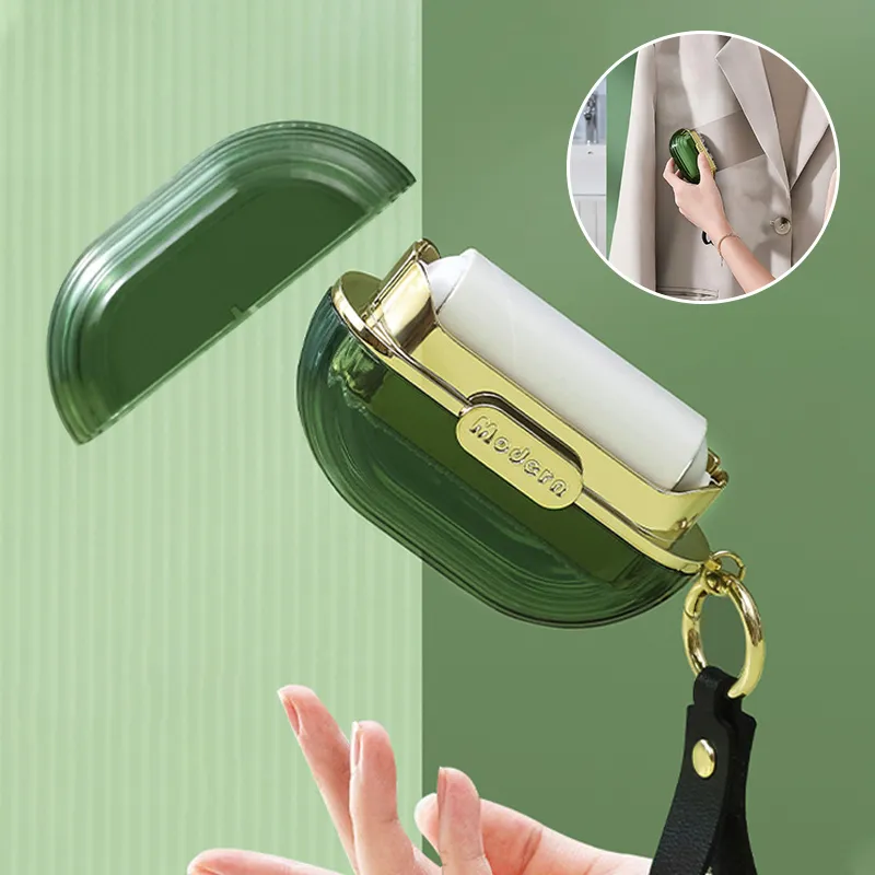 Pocket Size Quick Clean Lint Roller Keychain - Image 4