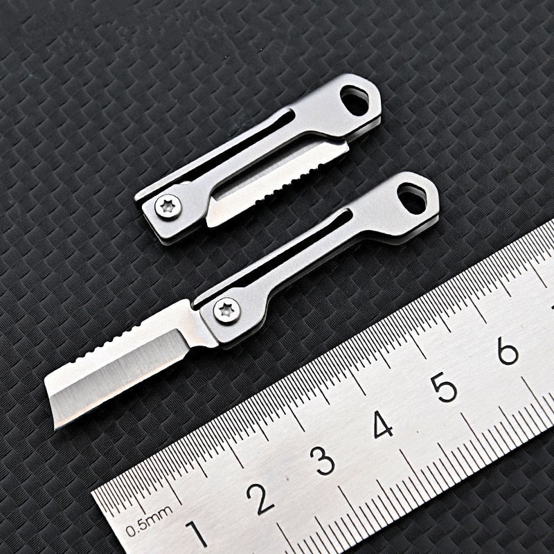 Pocket Size Stainless Steel Foldable Camping Knife - Image 4
