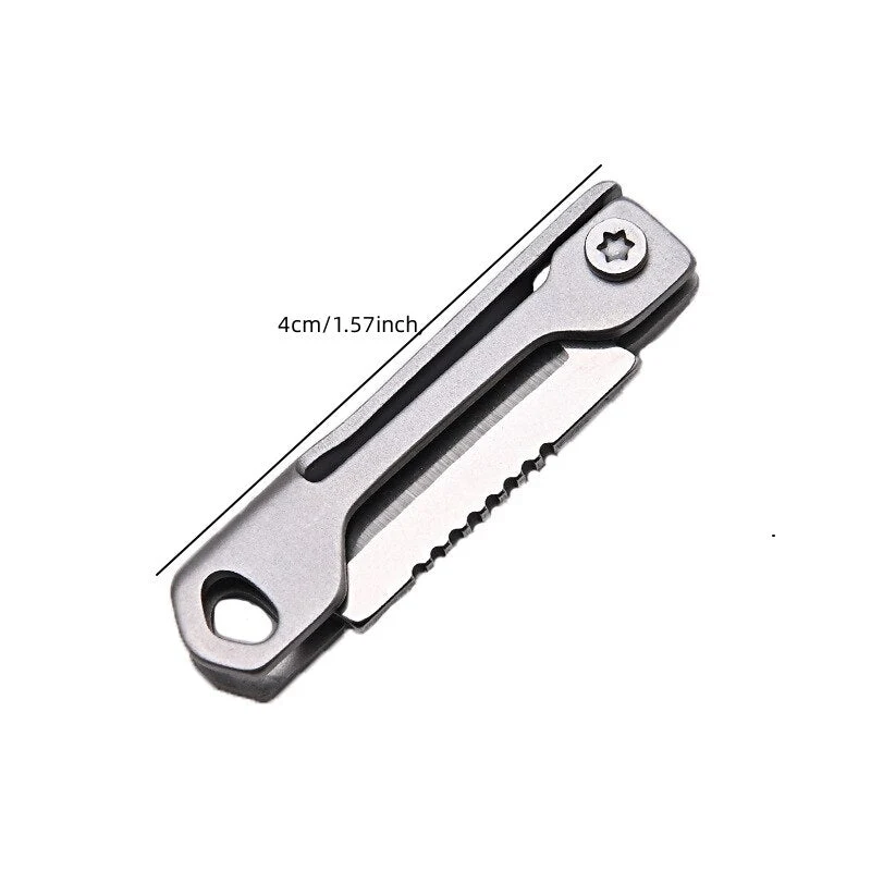 Pocket Size Stainless Steel Foldable Camping Knife - Image 8