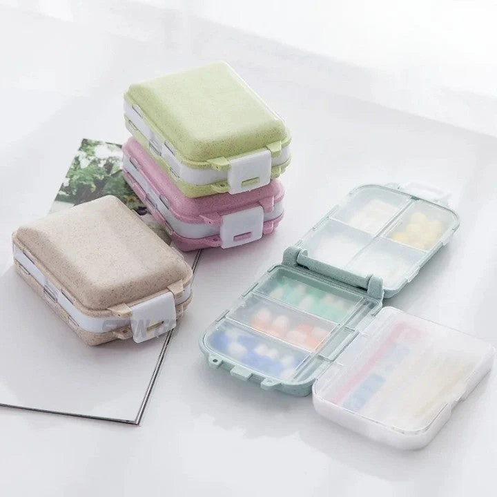 Pocket-Sized Home Pharmacy Pill Organizer Case - Image 4