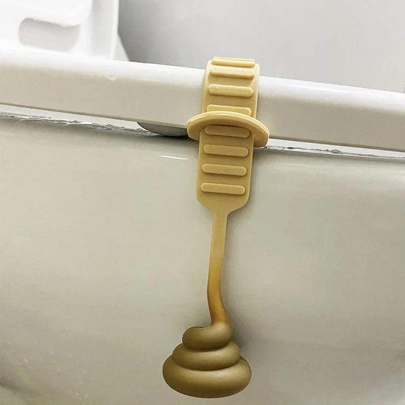 Poop Shape Silicone Toilet Lid Lifter - Image 5