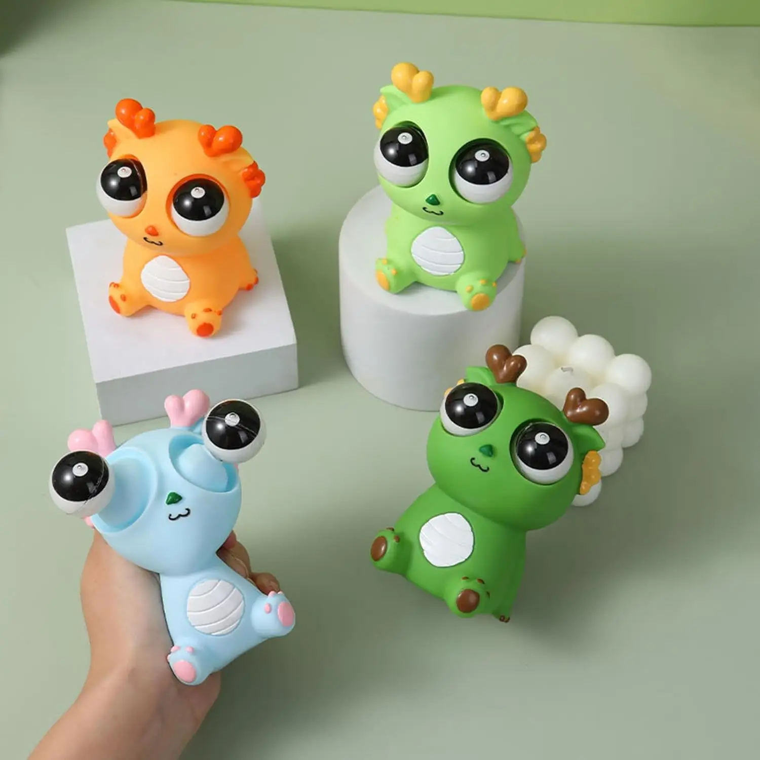Pop-Eye Squeeze Stress Relief Toy Dragon - Image 4