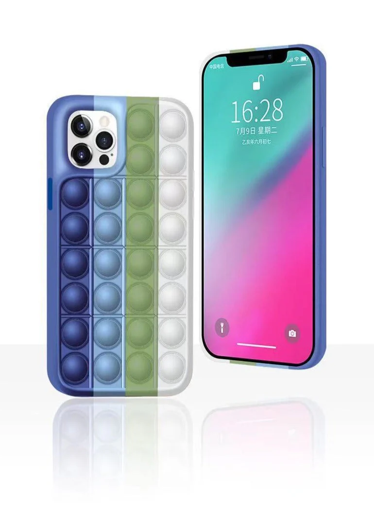 Pop It Bubble Colorful iPhone Case - Image 2