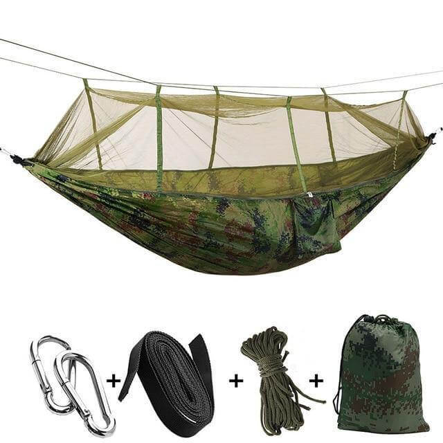 Portable Adventure Camping Outdoor Mosquito Net Hammock - Image 11