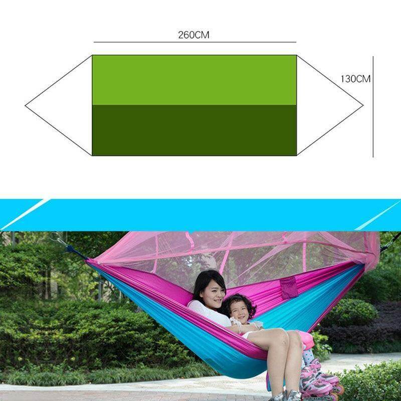 Portable Adventure Camping Outdoor Mosquito Net Hammock - Image 12