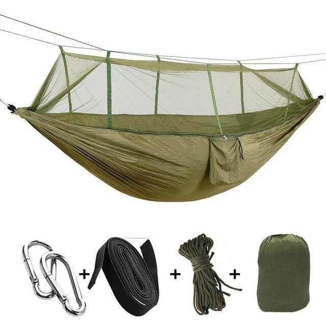 Portable Adventure Camping Outdoor Mosquito Net Hammock - Image 2