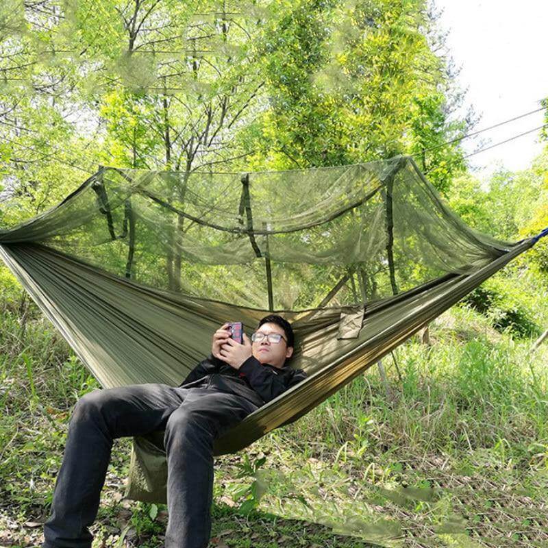 Portable Adventure Camping Outdoor Mosquito Net Hammock - Image 7