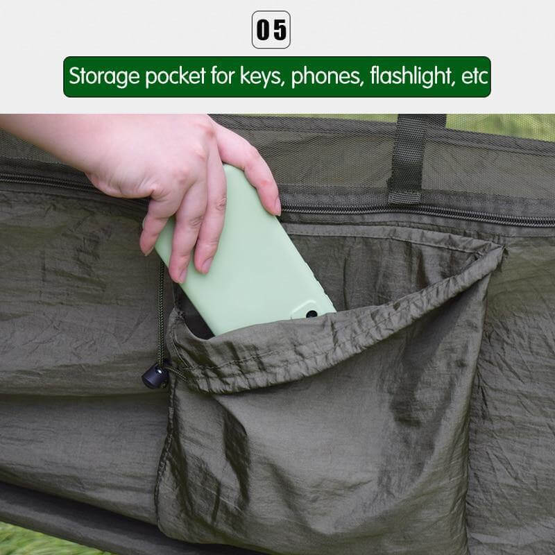 Portable Adventure Camping Outdoor Mosquito Net Hammock - Image 8