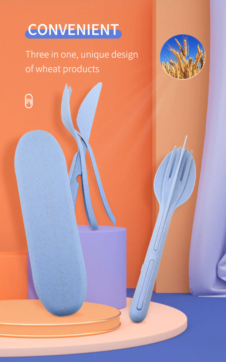 Portable All-in-one Travel Cutlery Set - Image 6