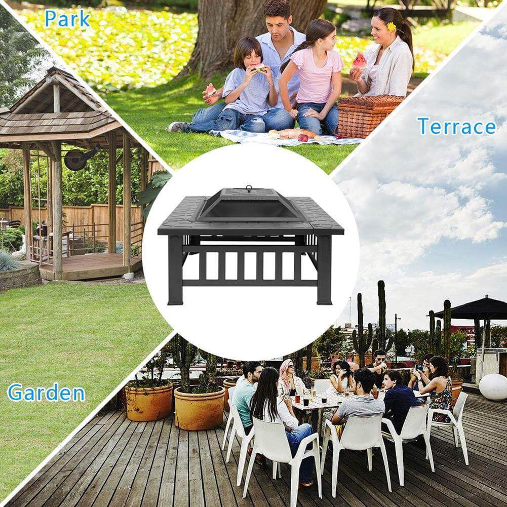 Portable Backyard Fire Pit Table - Image 2