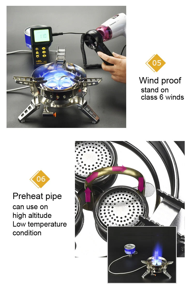 Portable Camping Foldable Gas Stove - Image 11