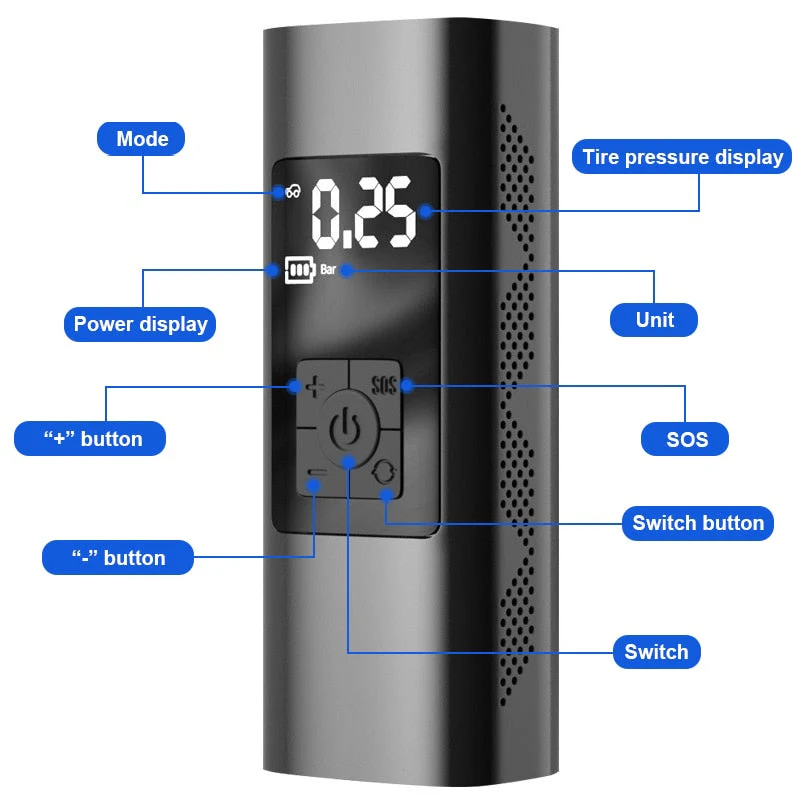 Portable Car Cordless Air Pump - Image 2