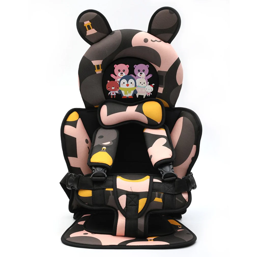 Portable Cartoon Baby Safety Car Seat - Image 12