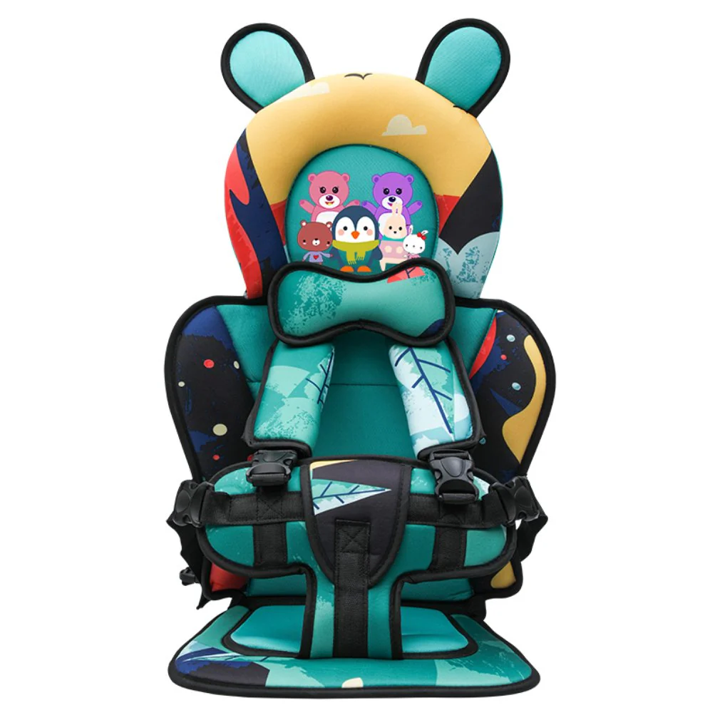 Portable Cartoon Baby Safety Car Seat - Image 4