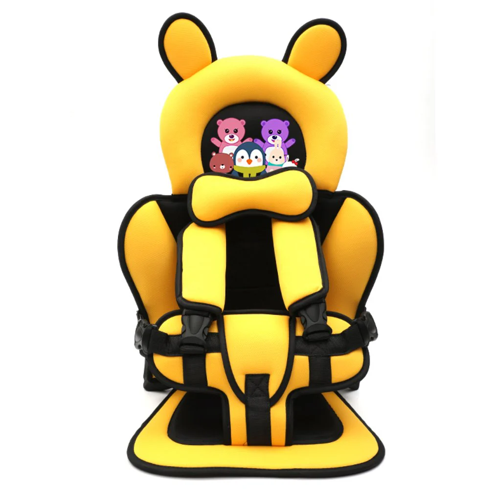 Portable Cartoon Baby Safety Car Seat - Image 5