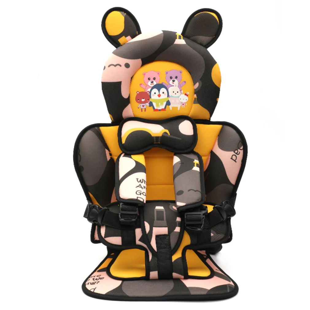 Portable Cartoon Baby Safety Car Seat - Image 6