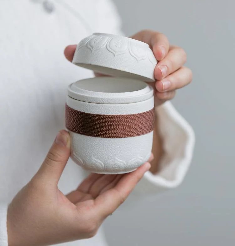 Portable Chinese Kung Fu Ceramic Tea Mug - Image 14