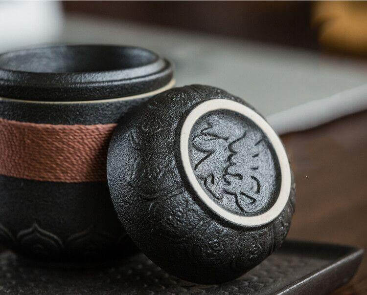 Portable Chinese Kung Fu Ceramic Tea Mug - Image 6