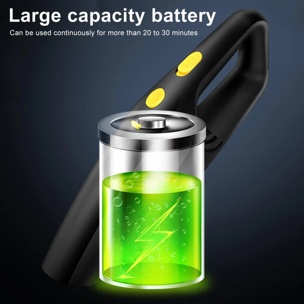 Portable Cordless Car Strong Vacuum Cleaner - Image 12