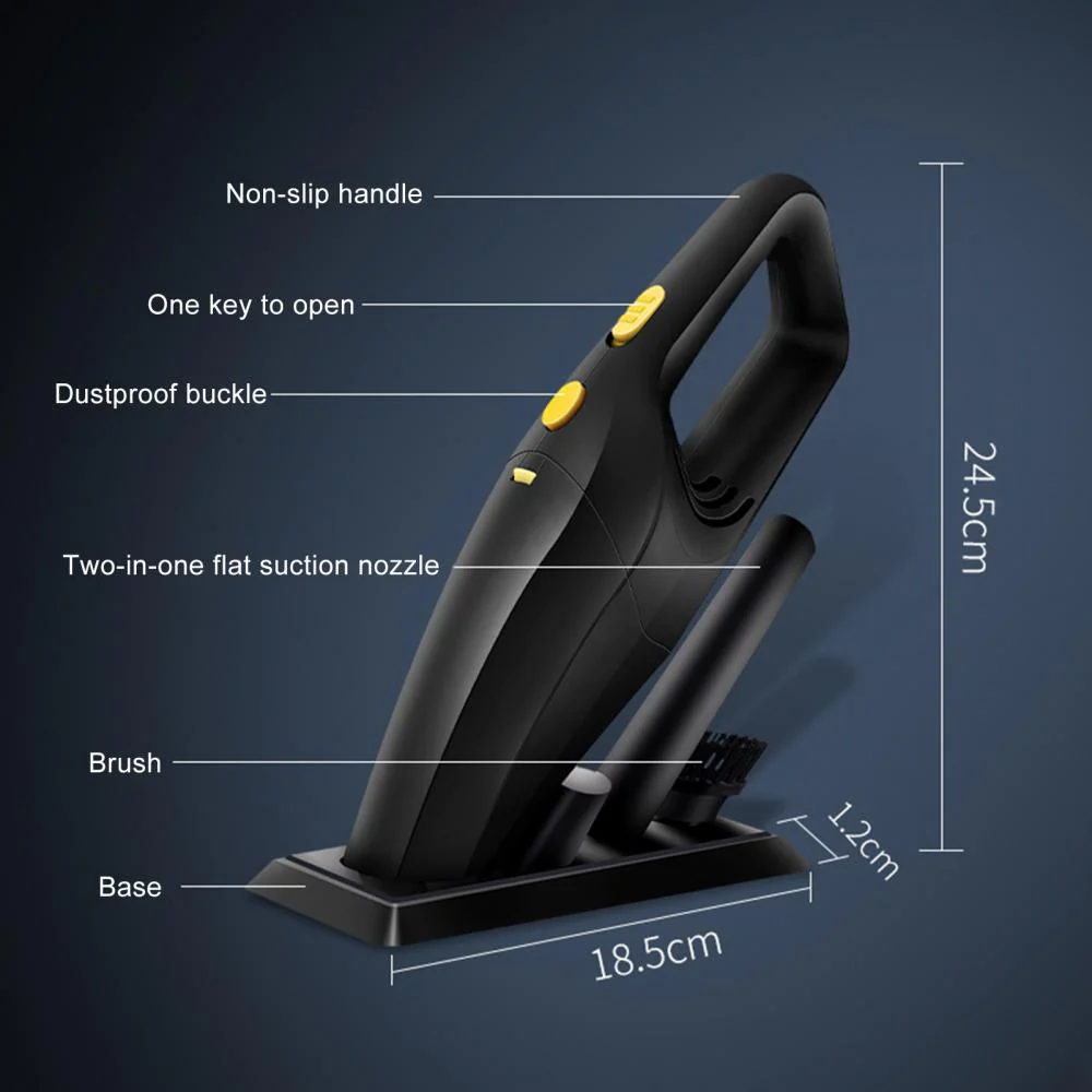 Portable Cordless Car Strong Vacuum Cleaner - Image 9
