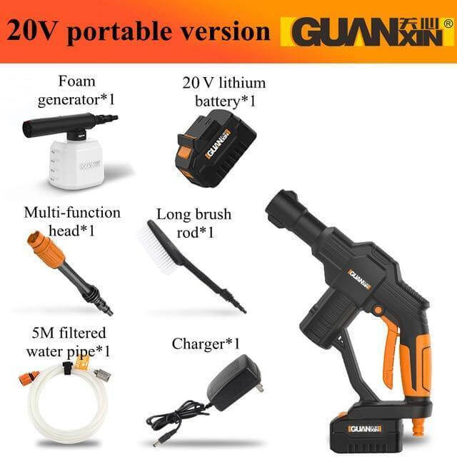 Portable Cordless Rechargable Electric Car Washer - Image 8