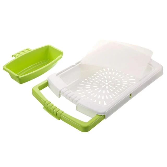 Portable Cutting Board Vegetable Drainer - Image 7