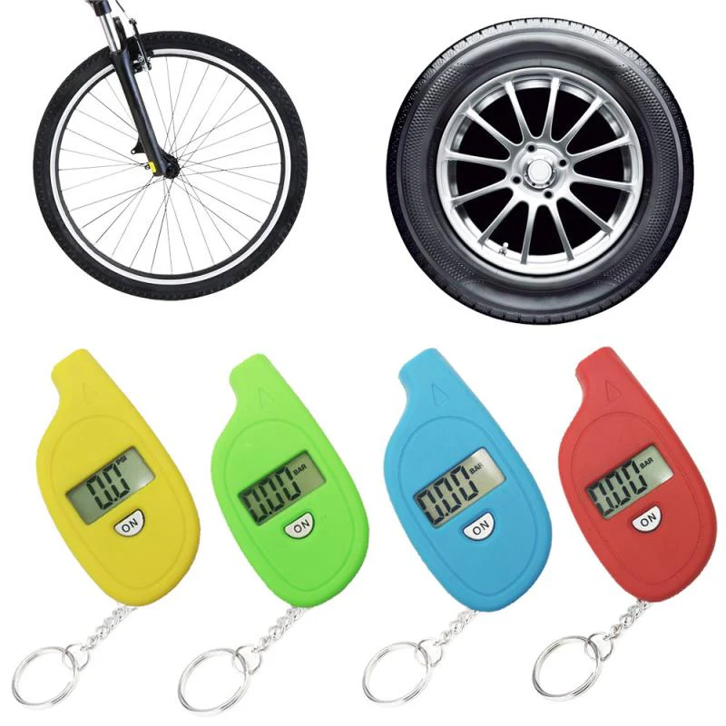 Portable Digital Car Tire Pressure Tester Keychain - Image 5