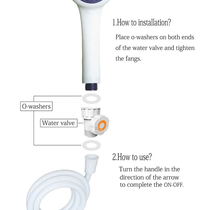 Portable Electric Outdoor Camping Shower Set - Image 6