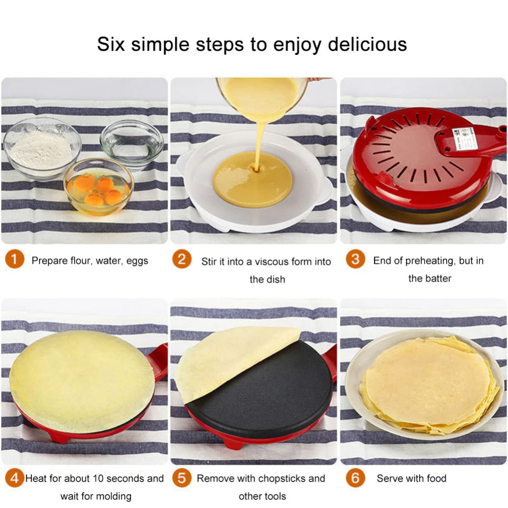 Portable Electric Pancake-Crepe Machine - Image 9