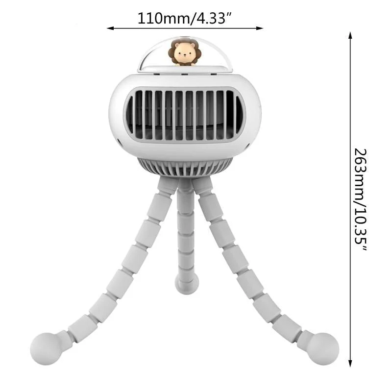Portable Flexible Cute Baby Stroller Fan - Image 10