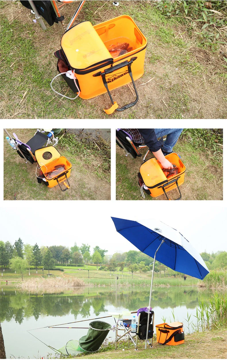 Portable Foldable Fishing Water Container - Image 11