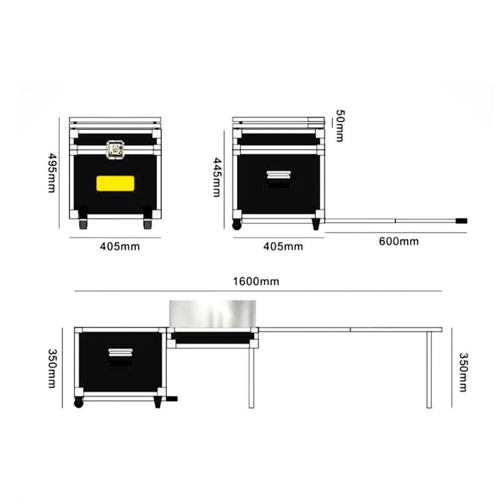 Portable Foldable Outdoor Camping Cooking Kitchen Table - Image 13