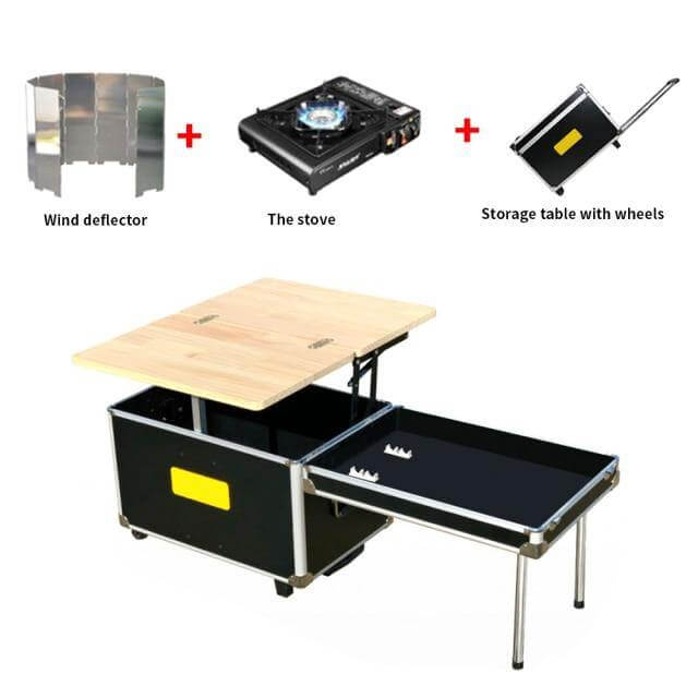 Portable Foldable Outdoor Camping Cooking Kitchen Table - Image 14